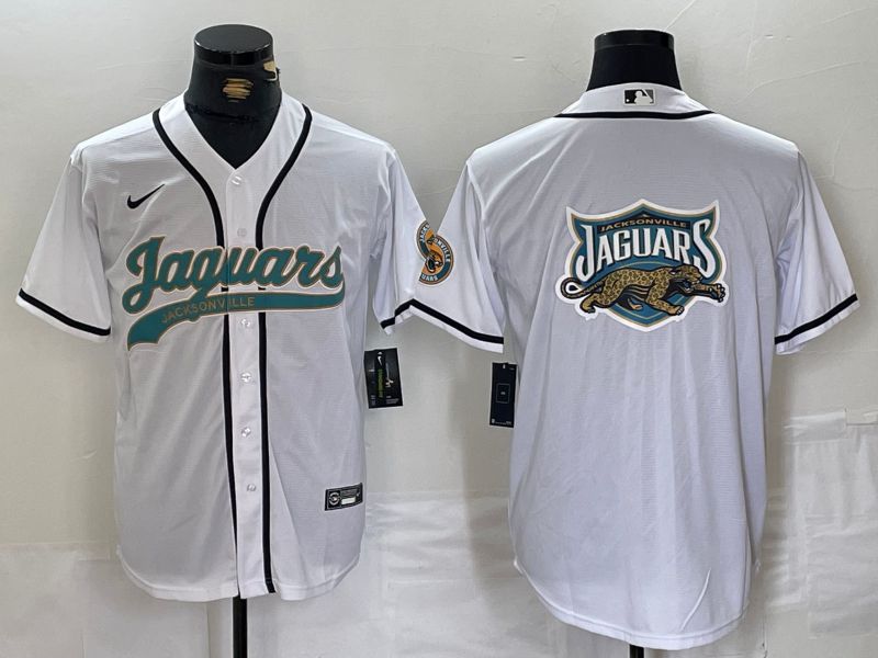 Men Jacksonville Jaguars Blank White Joint Name 2024 Nike Limited NFL Jersey style 3->jacksonville jaguars->NFL Jersey